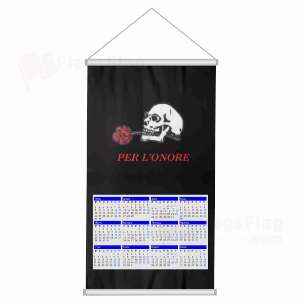 Decima Mas 1943 1945 Woven Fabric Digital Printing Calendar