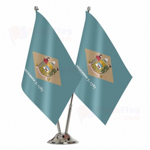 Delaware 2 Table Flags