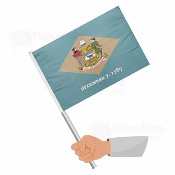 Delaware Stick Flag