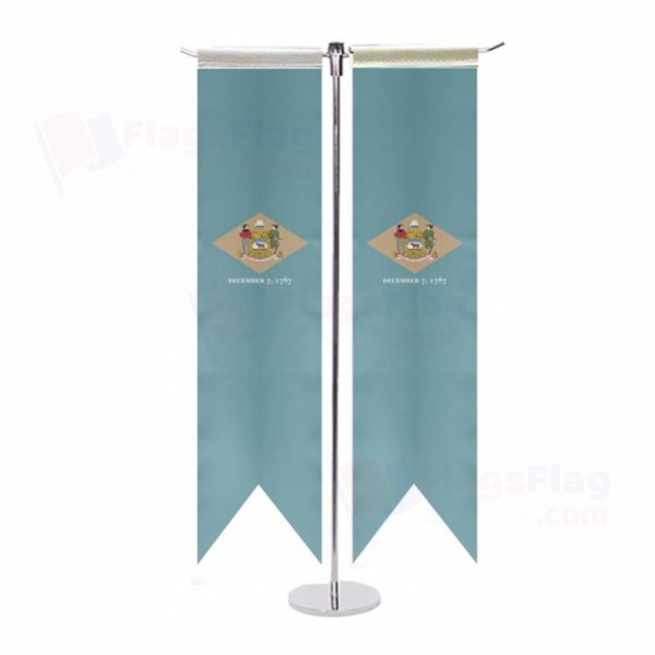 Delaware T Table Flag