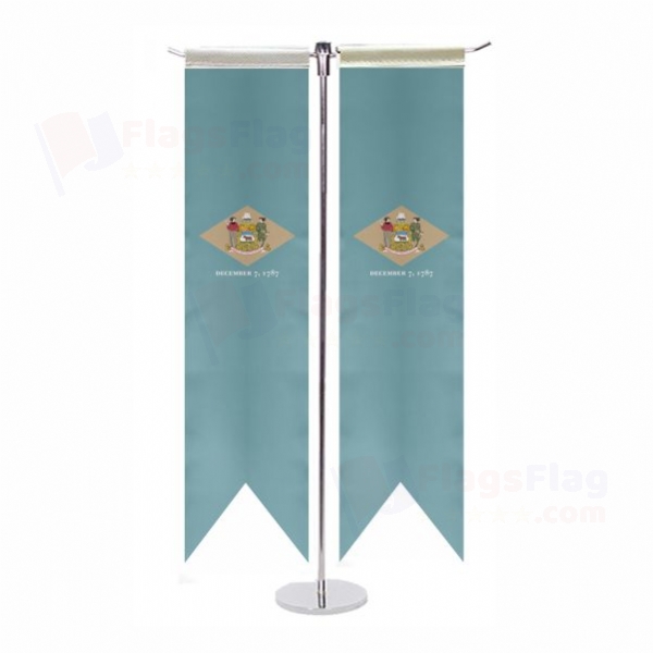 Delaware T Table Flags
