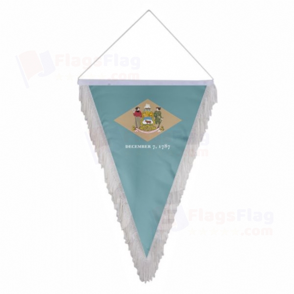 Delaware Triangle Fringed Streamers