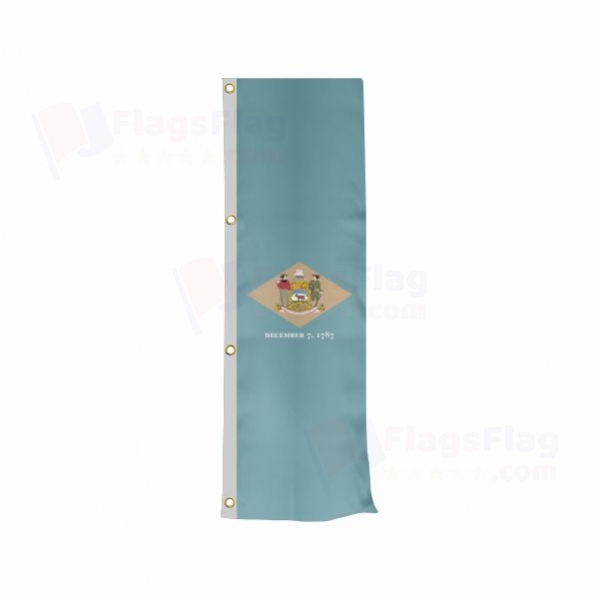 Delaware Vertically Raised Flags