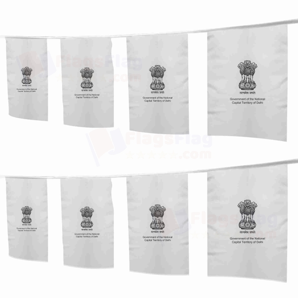 Delhi Square String Flags