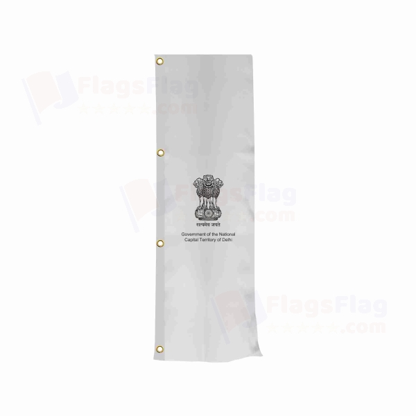 Delhi Vertically Raised Flags