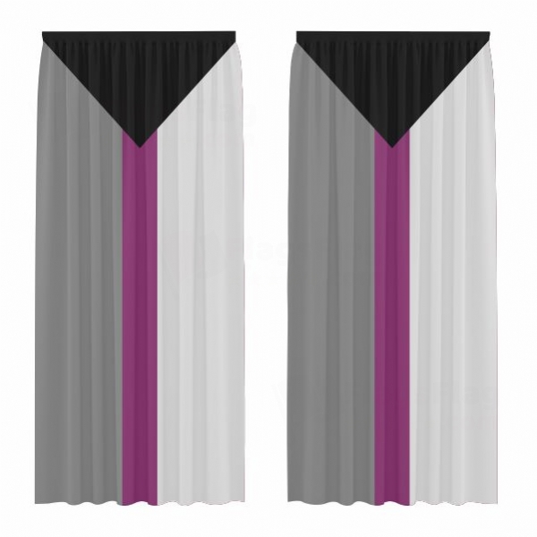 Demisexual Digital Printed Curtains