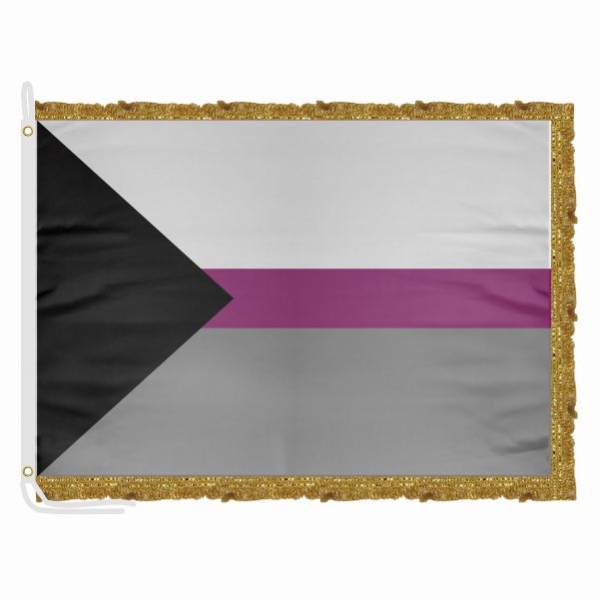 Demisexual Satin Office Flag