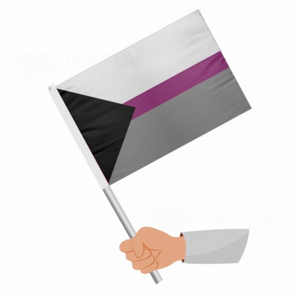 Demisexual Stick Flag