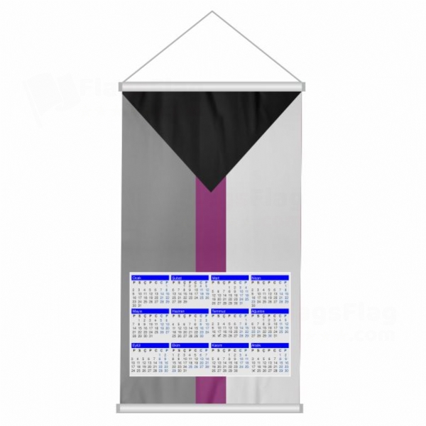 Demisexual Woven Fabric Digital Printing Calendar