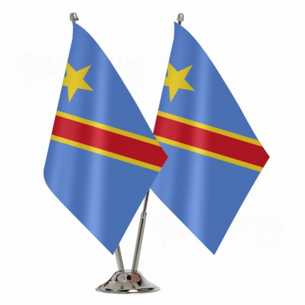 Democratic Republic Of The Congo Binary Table Flag
