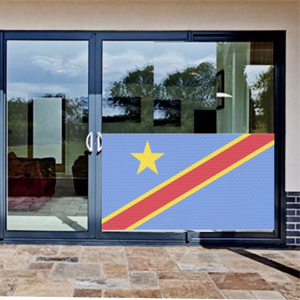 Democratic Republic Of The Congo Glass Film Democratic Republic Of The Congo One Way Vision Printing