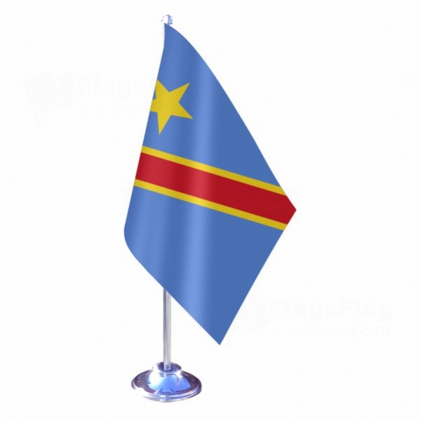 Democratic Republic Of The Congo Single Table Flag