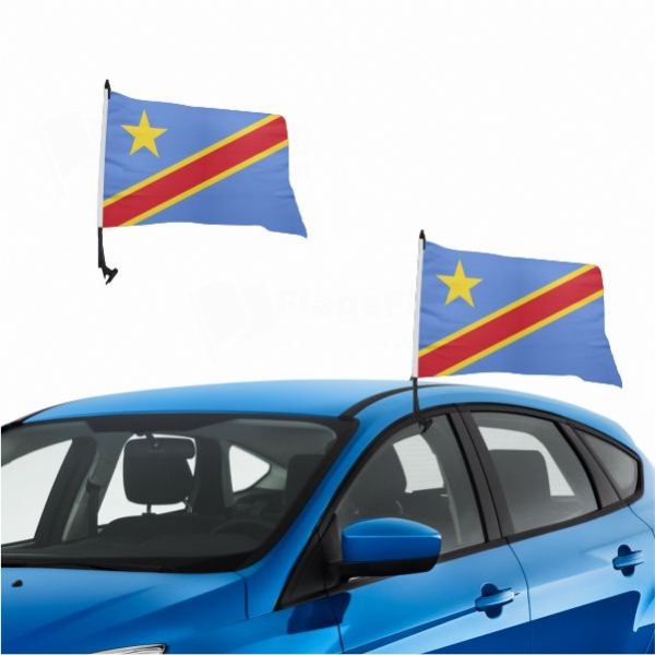 Democratic Republic Of The Congo Vehicle Convoy Flag