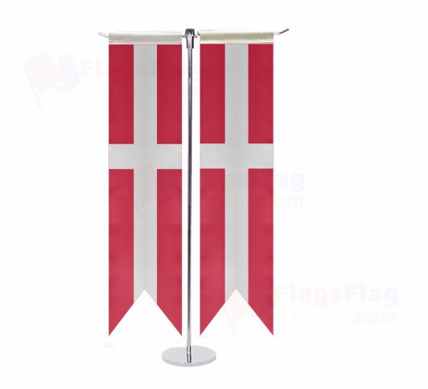Denmark T Table Flag