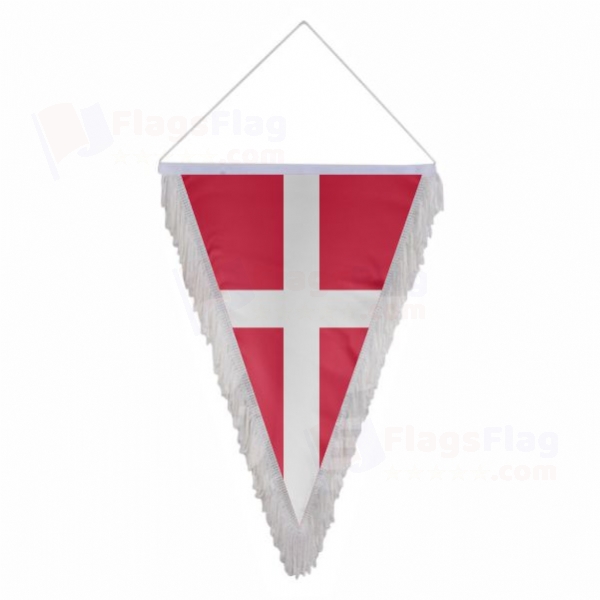 Denmark Triangle Fringed Streamers