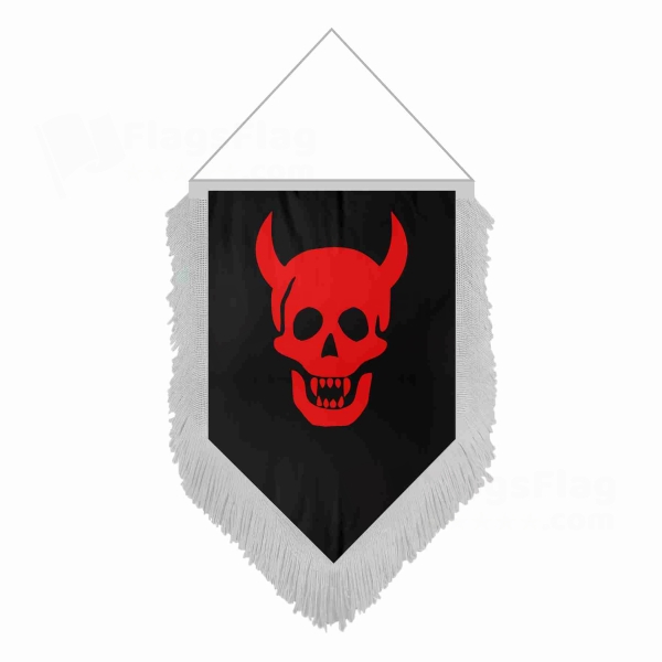 Devil Head Pentagonal Flags