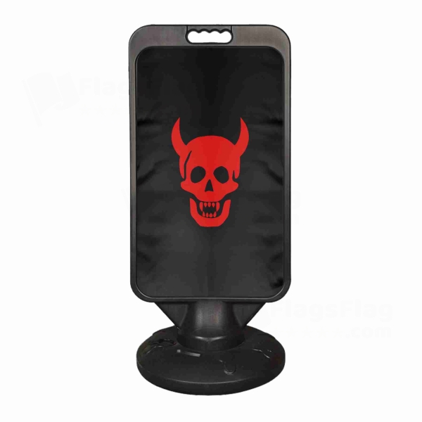 Devil Head Plastic Advertising Pontoon
