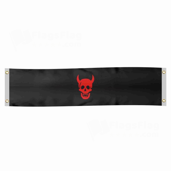 Devil Head Poster Banner