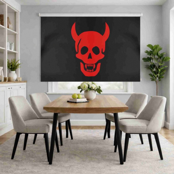 Devil Head Roller Blinds