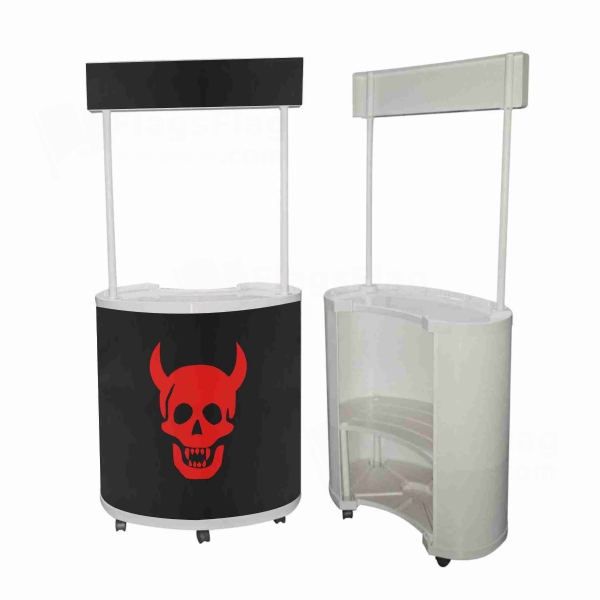 Devil Head Round Display Stand