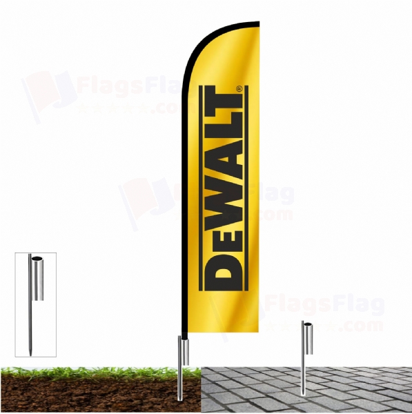 Dewalt Beach Flag and Sail Flag