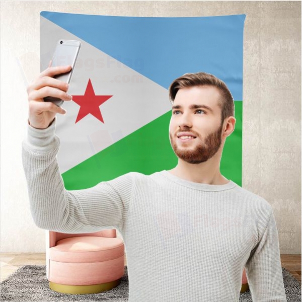 Djibouti Background Selfie Shooting Landscapes