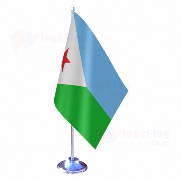 Djibouti Single Table Flag