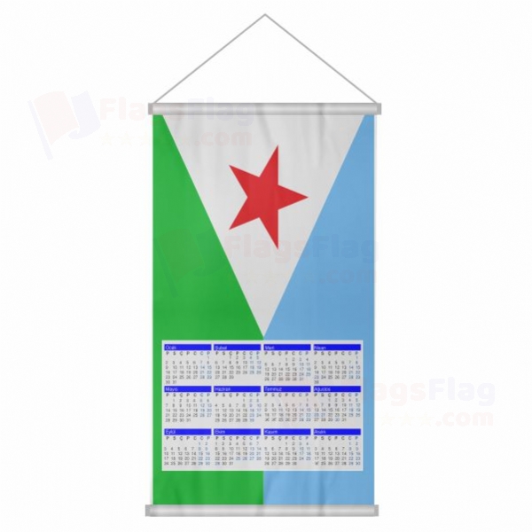 Djibouti Woven Fabric Digital Printing Calendar