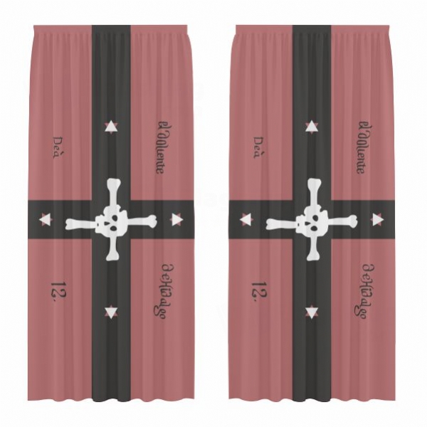 Doliente De Hidalgo Digital Printed Curtains