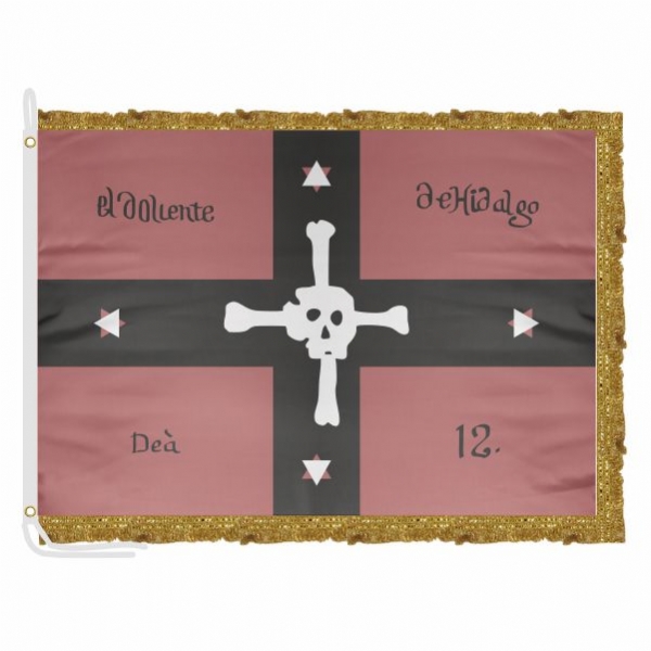 Doliente De Hidalgo Satin Office Flag