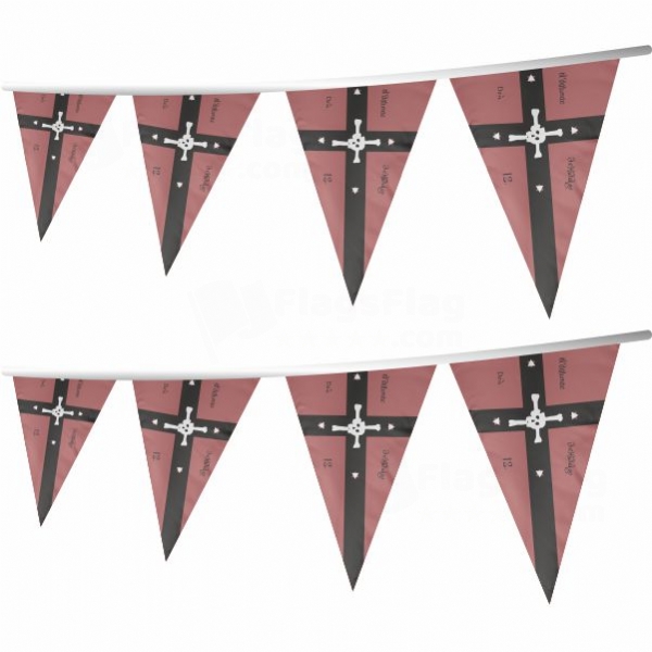 Doliente De Hidalgo Stringed Triangle Flag