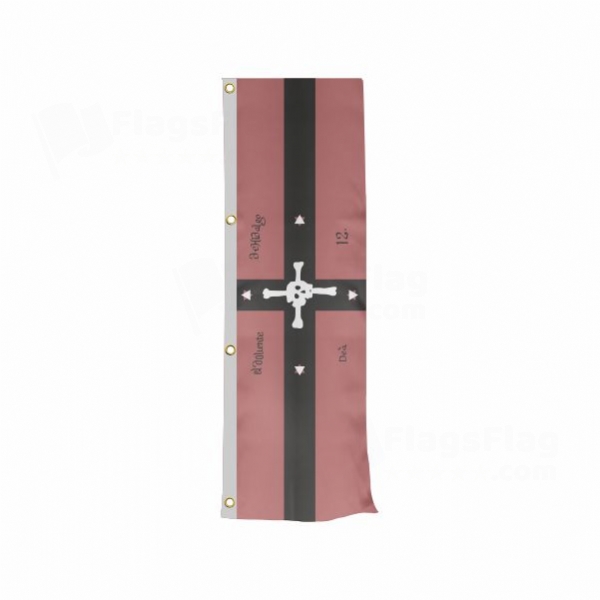 Doliente De Hidalgo Vertically Raised Flags