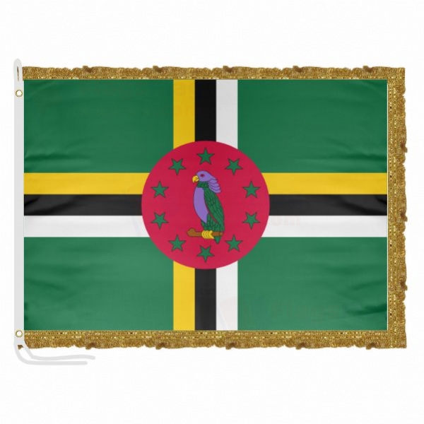 Dominica Satin Office Flag