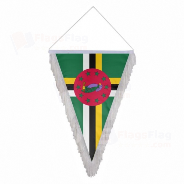 Dominica Triangle Fringed Streamers