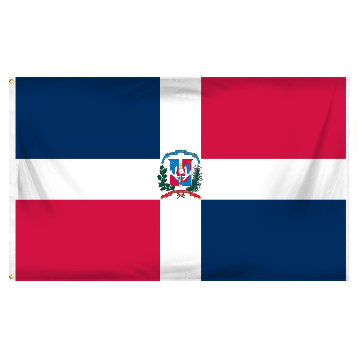 Dominican Republic L Table Flags