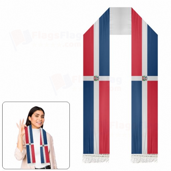 Dominican Republic Scarf Digital Printing