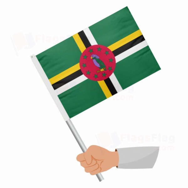 Dominika Stick Flag