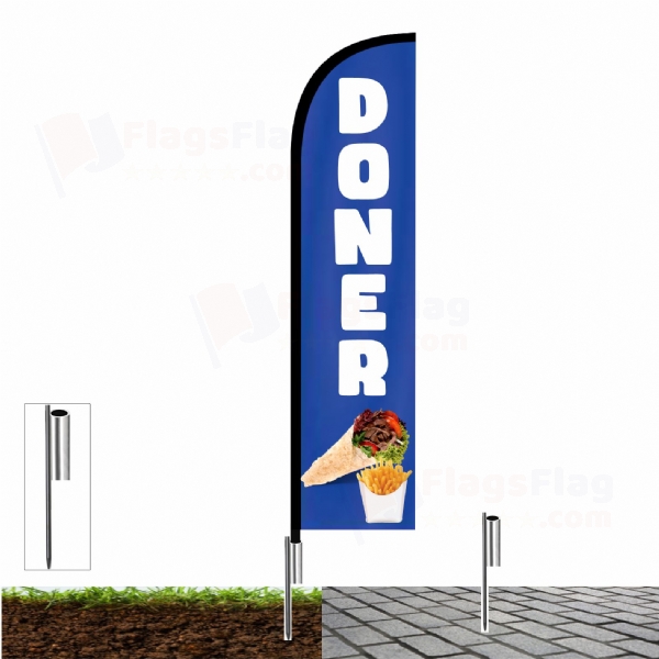 Doner Beach Flag and Sail Flag