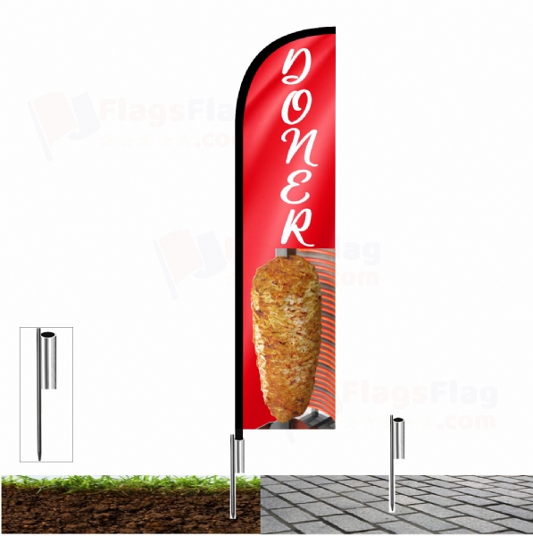 Doner Custom Design Flag Doner Customised Flags