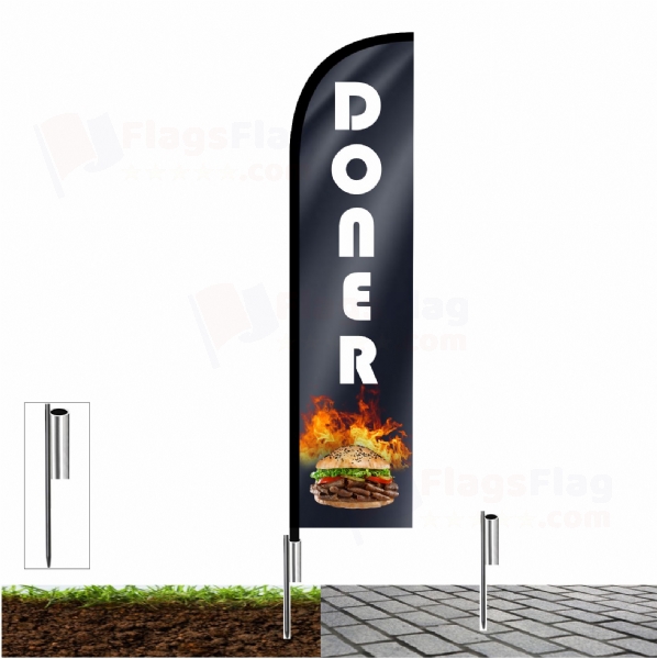 Doner Shop Front Flags