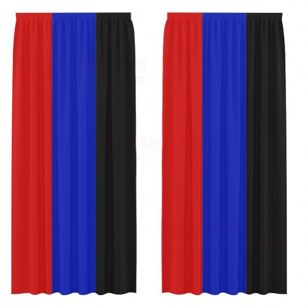 Donetsk People's Republic Digital Printed Curtains