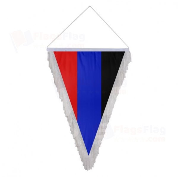 Donetsk People's Republic Triangle Fringed Streamers