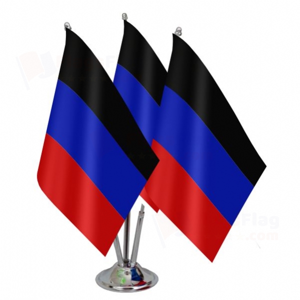 Donetsk People's Republic Triple Table Flag