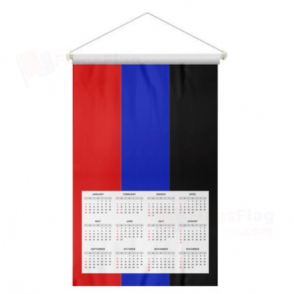 Donetsk People s Republic Woven Fabric Digital Printing Calendar