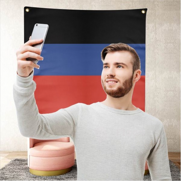 Donetsk Peoples Republic Background Selfie Shooting Landscapes
