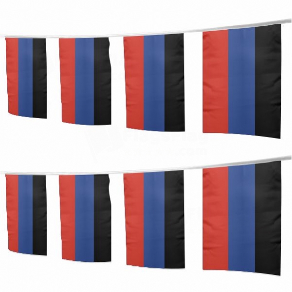 Donetsk Peoples Republic Square String Flags