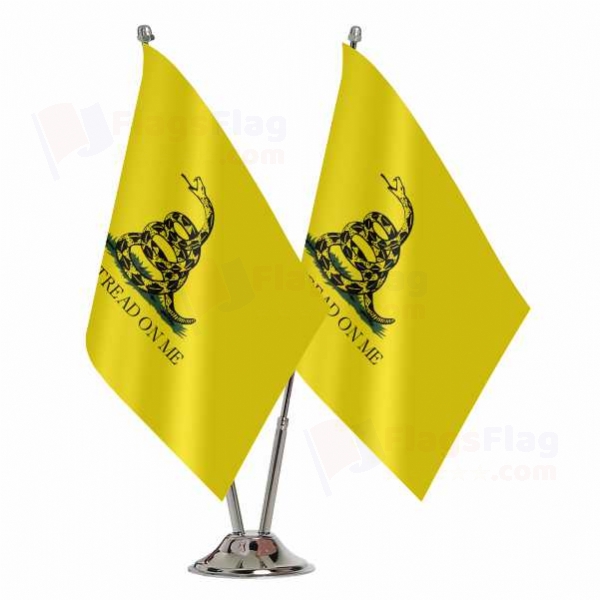 Dont Tread On Me 2 Table Flags