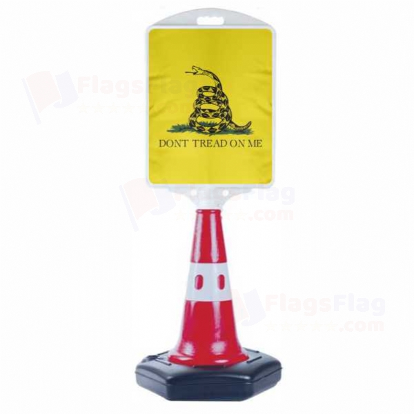 Dont Tread On Me Small Size Road Bollard