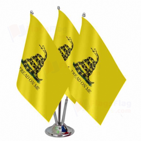 Dont Tread On Me Triple Table Flag