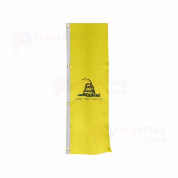 Dont Tread On Me Vertically Raised Flags